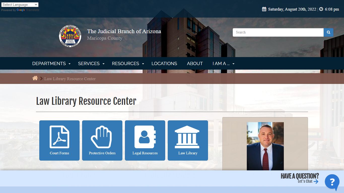 Law Library Resource Center - Maricopa County, Arizona